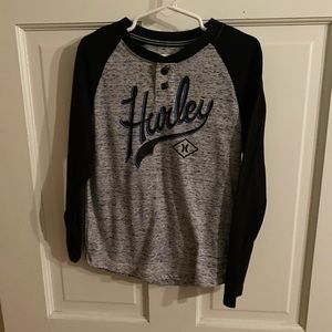 Boys size 7 Hurley long sleeve shirt